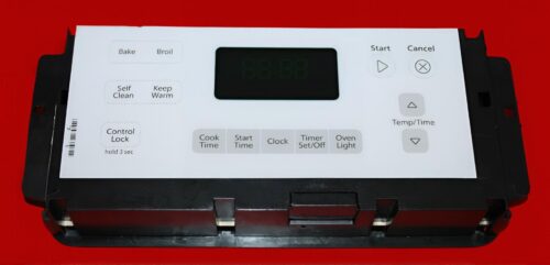 Part # W10803948 | W10349613 | Whirlpool Oven Control Board (overlay good - White)