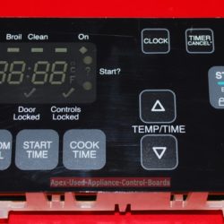 Part # 6610449, 9760296 Whirlpool Oven Electronic Control Board (used, overlay good)