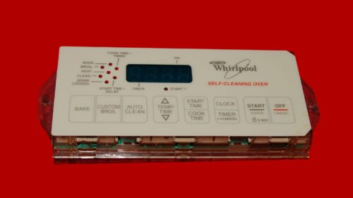 Whirlpool Oven Control Board 6610158 | 8053159 | OEM Used Tested (overlay good - Almond)