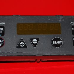 Part # WB27T10350 | 191D3159P103 GE Gas Oven Electronic Control Board (used, overlay fair - Black)