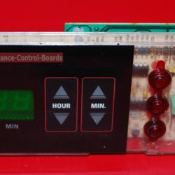 Part # WB27X5526, 164D2851P012 GE Oven Electronic Control Board And Clock (used, overlay good)