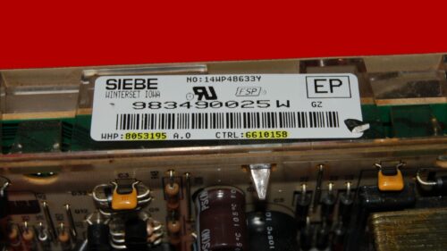 Whirlpool Oven Control Board 6610158 | 8053159 | OEM Used Tested (overlay good - Almond)