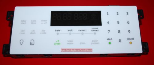 Part # 316560117 Frigidaire Oven Electronic Control Board And Clock (used, overlay good)