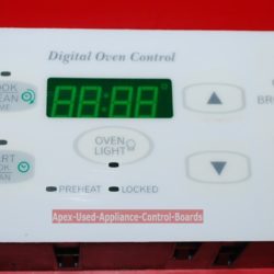 Part # 31992501, 77001219 Amana Oven Electronic Control Board (used, overlay fair)