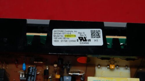 Part # 316557115 | 5304509493 | Frigidaire Oven Control Board (overlay good - White)