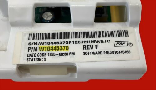 Part # W10480286 | W10445370 | Whirlpool Washer Main Control Board