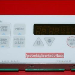 Part # WB27X5583, WB27X5557 GE Oven Electronic Control Board And Clock (used, overlay good)