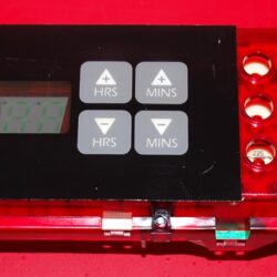 Part # 31771301 - Amana Oven Electronic Control Board And Clock (used, overlay fair)