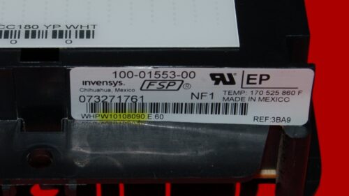 Whirlpool Oven Control Board W10108090 | W10840298 | OEM Used Tested (overlay excellent - White)