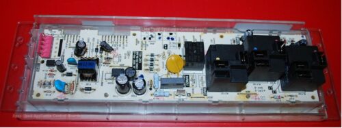 Part # 183D9935P002, WB27K10202 GE Oven Electronic Control Board (used, overlay fair - Bisque)