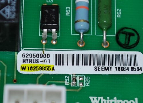 Part #W10259855 Kenmore Refrigerator Electronic Control Board (used)