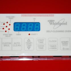 Part # 6610323, 8522511 - Whirlpool Gas Oven Control Board (used, overlay fair)