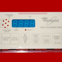 Part # 6610323, 8522511 - Whirlpool Gas Oven Control Board (used, overlay fair)