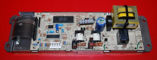 Part # 7601P553-60, 74003683 Maytag Oven Control Board and Clock (used, overlay fair - White)