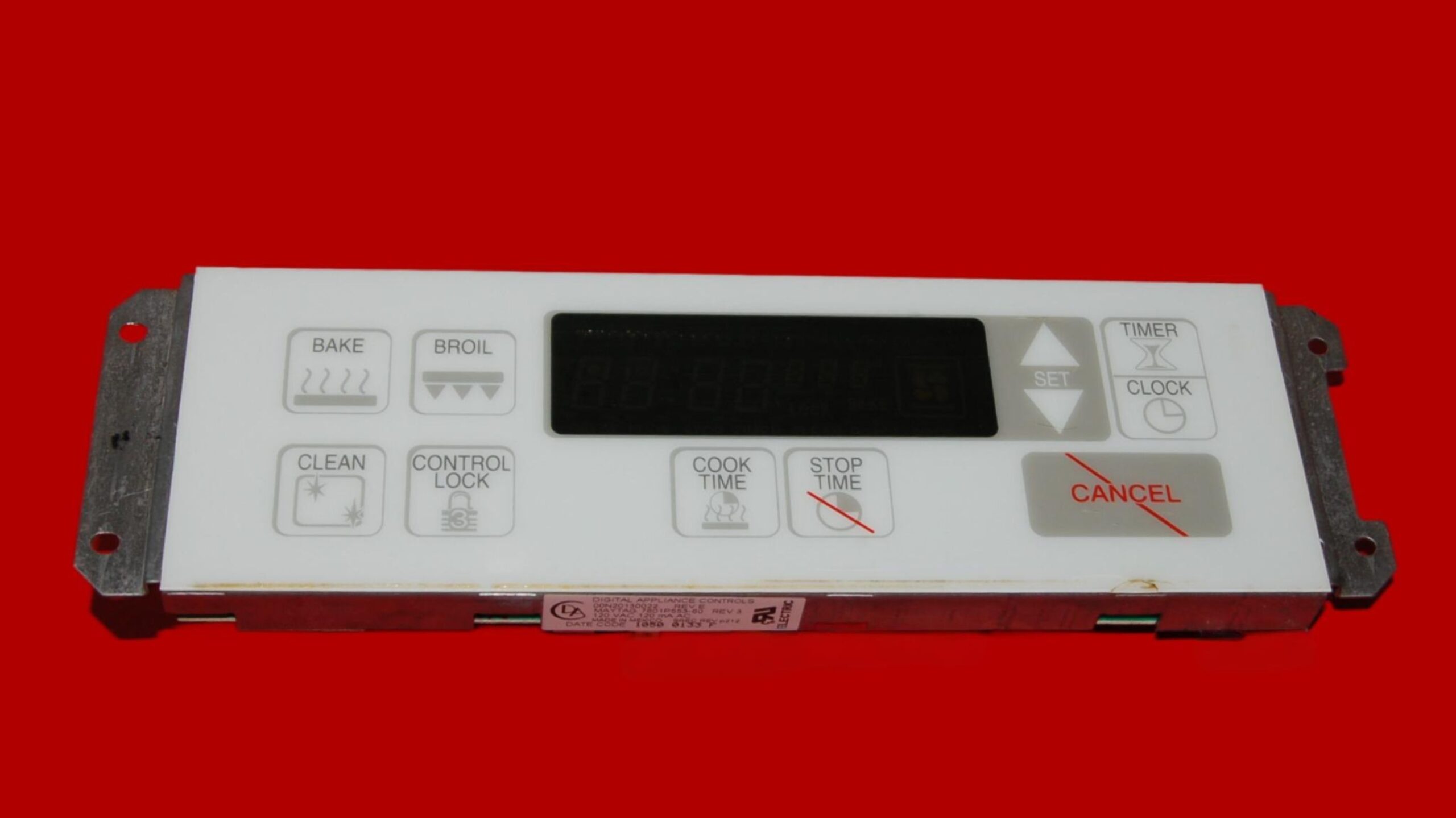 Maytag Oven Control Board 7601P55360 | 5701M55660 | OEM Used Tested (overlay fair - White)