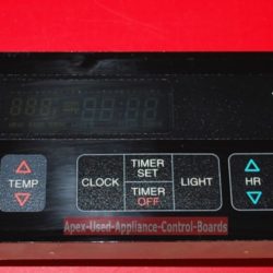 Part # 3196219, 6610059 Whirlpool Gas Oven Electronic Control Board And Clock (used, overlay good)