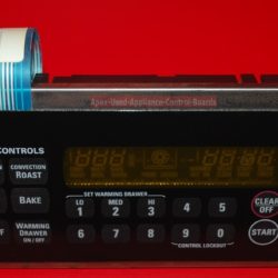 Part # WB27T10618, 164D4779P033 GE Oven Electronic Control Board (used, overlay good)