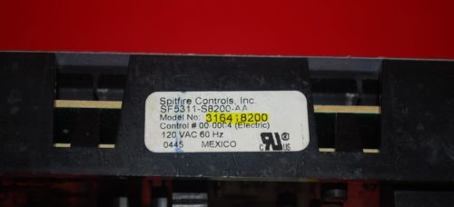 Part # 316418200 Frigidaire Oven Electronic Control Board And Clock (used, overlay fair)