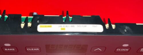 Part # 316101000 - Frigidaire Gas Oven Electronic Control Board (used, overlay fair)