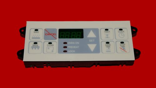 Part # WP12001628 | 7601P511-60 | Maytag Oven Control Board (overlay good - Bisque)