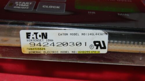 Part # WB27X5524 | 164D2851P010 | GE Oven Control Board (overlay good - Black)