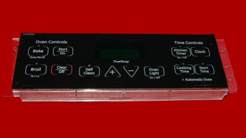 GE Oven Control Board - 164D8450G018 | WB27T11276 (overlay good - Black)