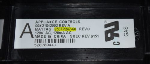 Part # 8507P247-60 Maytag Gas Oven Electronic Control Board (used)