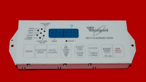 Whirlpool Oven Control Board 6610312 | 8522476 | OEM Used Tested (overlay fair - White)