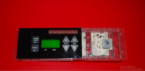 Part # 191D2875P005, WB27X10215 GE Oven Electronic Control Board (used, overlay fair)