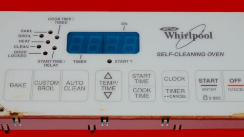 Whirlpool Oven Control Board 6610312 | 8522476 | OEM Used Tested (overlay fair - White)