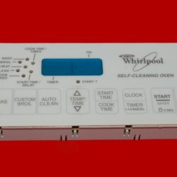 Whirlpool Oven Control Board 6610312 | 8522476 | OEM Used Tested (overlay fair - White)