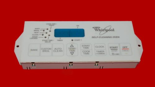 Whirlpool Oven Control Board 6610312 | 8522476 | OEM Used Tested (overlay fair - White)