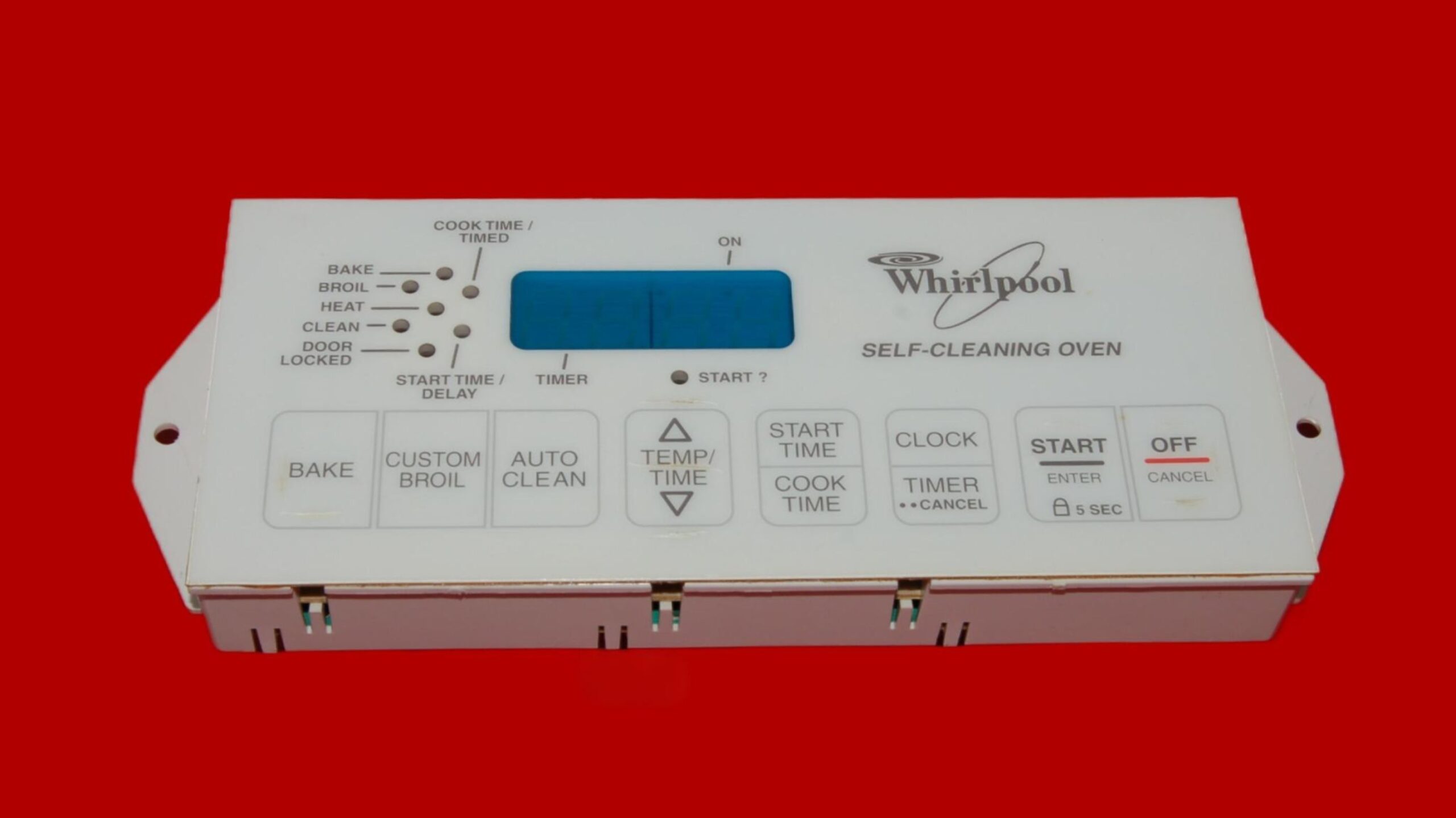 Whirlpool Oven Control Board 6610312 | 8522476 | OEM Used Tested (overlay fair - White)