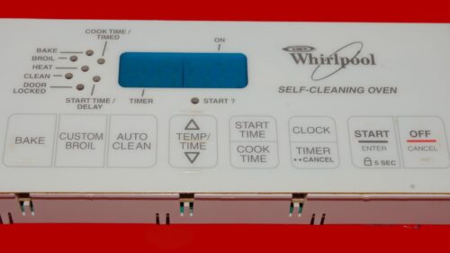 Whirlpool Oven Control Board 6610312 | 8522476 | OEM Used Tested (overlay fair - White)