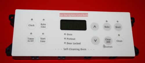 Part #316557100 Frigidaire Oven Electronic Control Board And Clock (used, overlay very good)