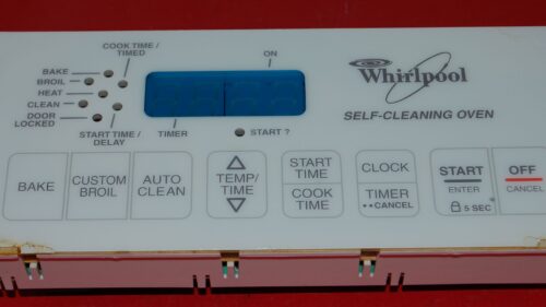 Part # WP6610457 | 6610312 | 8522476 | Whirlpool Oven Control Board (overlay fair - White)