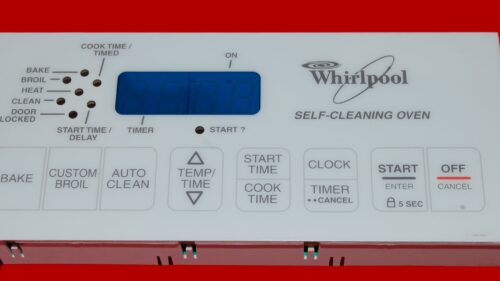 Part # WP6610457 | 6610312 | 8522476 | Whirlpool Oven Control Board (overlay fair - White)