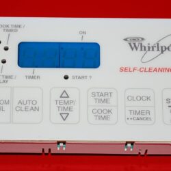 Part # 8053158, 6610157 Whirlpool Oven Electronic Control Board (used, overlay fair)
