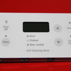 Part # 318184401 Frigidaire Oven Electronic Control Board (used, overlay good - Bisque)