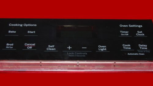 Part # 164D8450G164 | WB27X26761 | GE Oven Control Board (overlay fair - Black)
