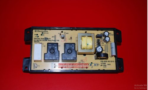 Part # 316455400 - Frigidaire Oven Electronic Control Board (used, overlay fair-White)