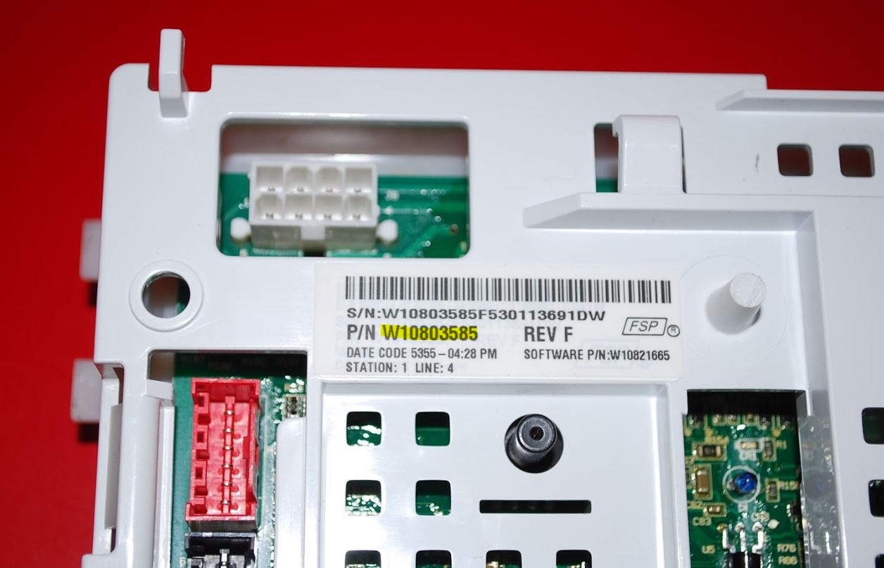 thumbnail interactive-video image 1 of Whirlpool Kenmore Washer Control Board W10683210 [Like New, Tested] 1 of 2