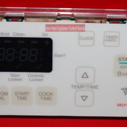 Part # 9761114, 6610451 Whirlpool Oven Electronic Control Board (used, overlay very good)