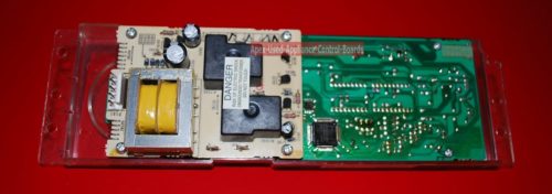 Part # 164D3147G009 GE Oven Electronic Control Board (used, overlay very good)