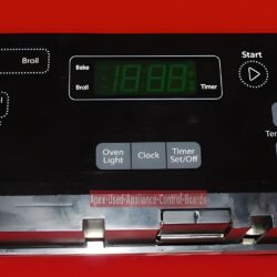Part # W11122555 | W10348615 | Whirlpool Oven Control Board (overlay good - Black)
