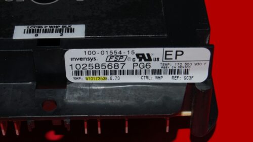 Part # W10876180 | W10173538 | Whirlpool Oven Control Board (overlay fair - Black)