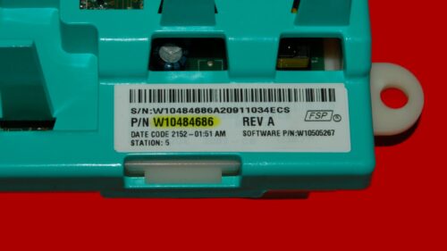 Whirlpool Washer Control Board - W10484686