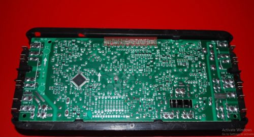 Part # W10108240 Whirlpool Oven Electronic Control Board (used, overlay good)