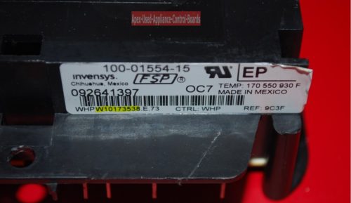 Part # W10173538 Whirlpool Oven Electronic Control Board (used, no overlay.)