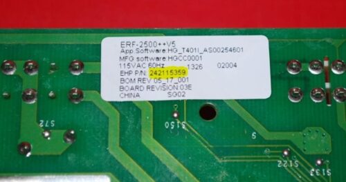 Part # 242115359 | 242115284 | Frigidaire Refrigerator Control Board